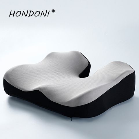 HONDONI 新款9D全包裹式美臀紓壓記憶加大坐墊(X7-GY)