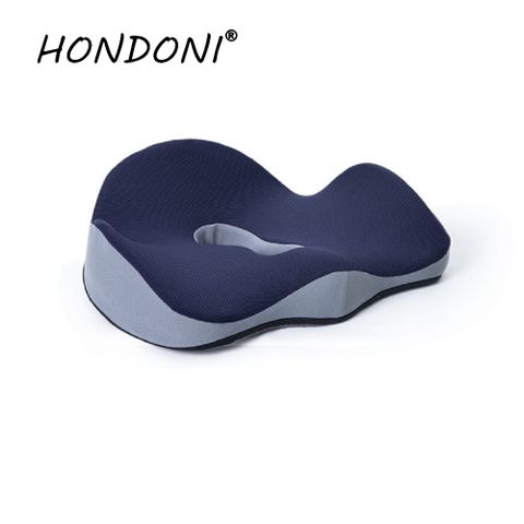 HONDONI 新款9D全包裹式美臀記憶抒壓坐墊 (透氣舒爽藍Q5-BL))