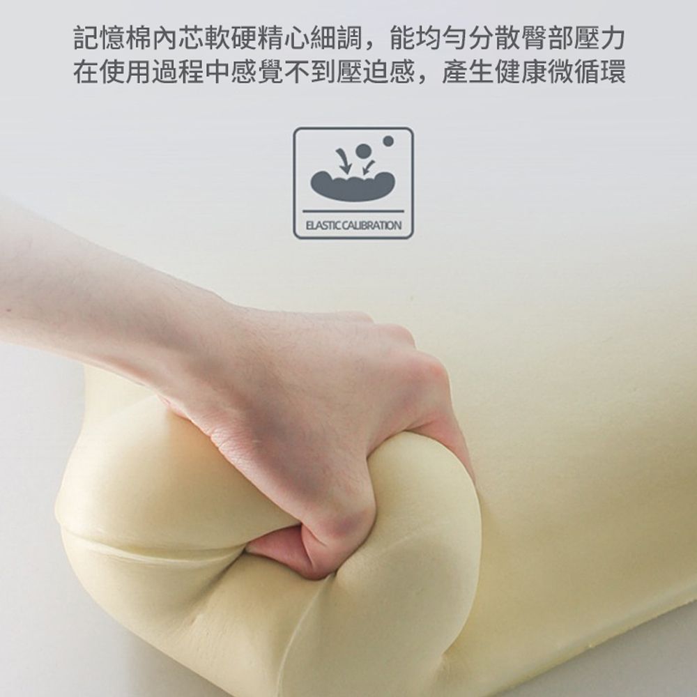 ACME 艾可米 加厚記憶棉減壓增高坐墊 汽車坐墊 居家辦公室椅墊 防滑屁墊