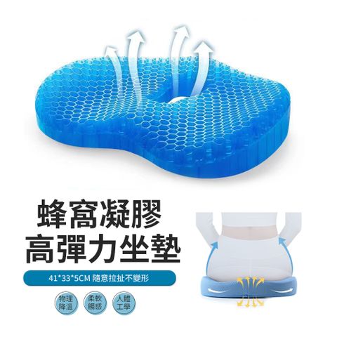 ACME 艾可米 蜂巢凝膠涼感坐墊 中空透氣椅墊 涼墊 汽車坐墊 附防滑布套