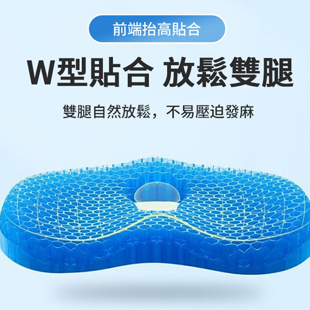 ACME 艾可米 蜂巢凝膠涼感坐墊 中空透氣椅墊 涼墊 汽車坐墊 附防滑布套