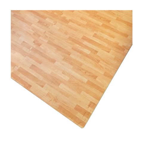 【Dorothy桃樂絲】時尚熱感厚拼花淡木紋62CM大巧拼地墊-附贈邊條(40片裝-適用5坪)