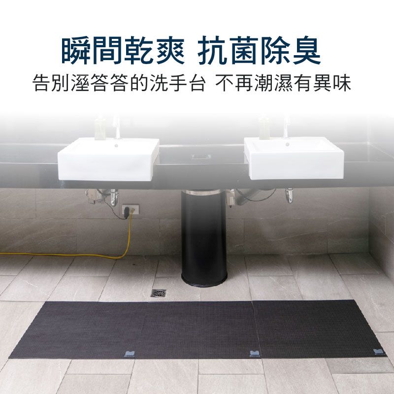  【10片組】50*60cm共4色可選 拋棄式吸水地墊吸水墊小便斗地墊 廁所用品 洗手台地墊 DryAce 保時潔