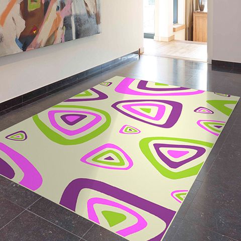 [范登伯格] 奧瓦高彩度進口絲質地毯-幾何 (140x200cm)
