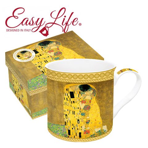 Easy Life 【義大利 】名畫馬克杯 - 克林姆吻