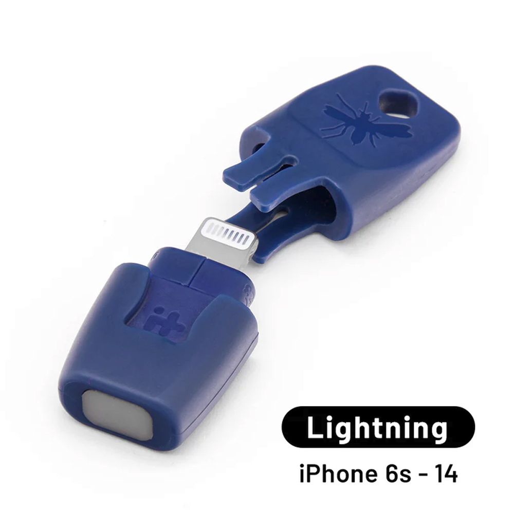  德國heat it |藍精靈魔法止癢器 免擦藥 適用 iPhone6s-14 (Lightning 接頭)