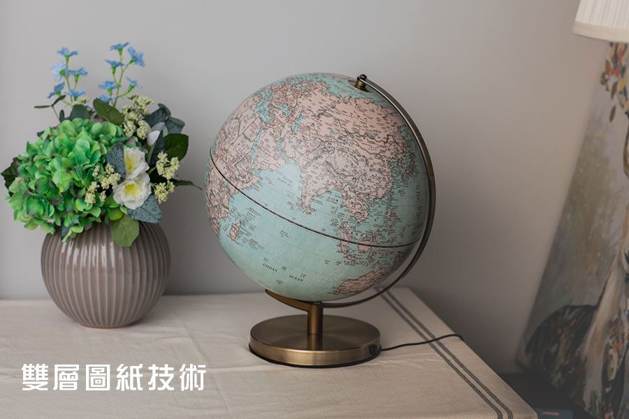 SkyGlobe 12吋療癒系新仿古宇宙觸碰式地球儀宇宙儀- PChome 24h購物