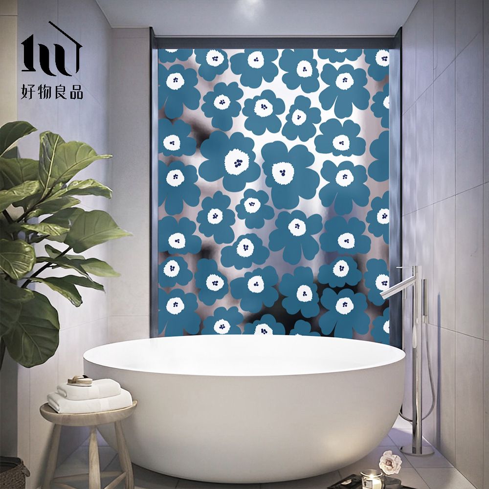 好物良品  160x120cm_獨家設計無痕無膠霧面玻璃窗戶靜電貼紙(可重複貼 玻璃貼 霧面貼 無痕壁貼 櫥窗貼)