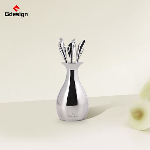 Gdesign Calla Lily海芋系列精美餐桌用品-水果叉(三入) G-SSK019