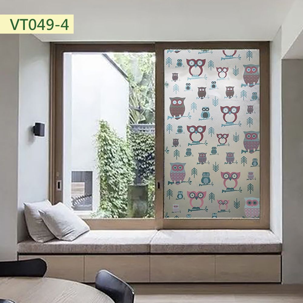  【Homemake】45*200cm DIY彩繪自黏玻璃窗貼-1入_YT-VP049-4 (防曬/遮陽/玻璃貼/保護隱私/美化佈置)