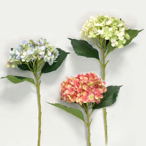 YU Living 信歐傢居 仿真大繡球花三件組 人造花 居家裝飾(三件一組/大/寬20cm/3色)