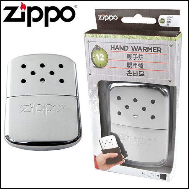 Zippo 白金懷爐~美版(單懷爐包裝)-銀色鍍鉻款