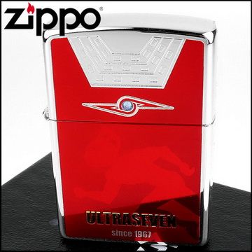 Zippo 日系~Ultraseven-超人七號設計-23k鍍金打火機