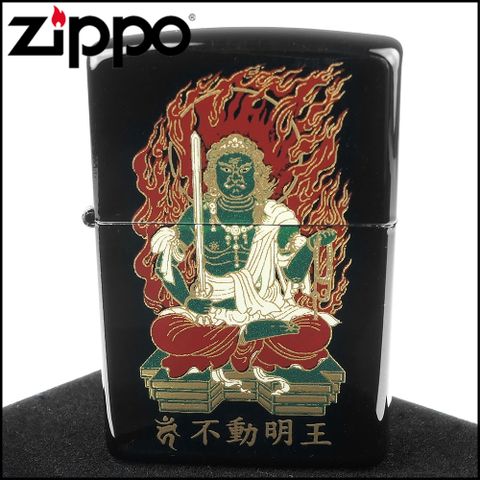 【ZIPPO】日系~本金蒔繪-不動明王-傳統工藝加工打火機