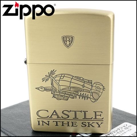 Zippo 日系~吉卜力工作室-宮崎駿-天空之城-飛船虎蛾號圖案設計