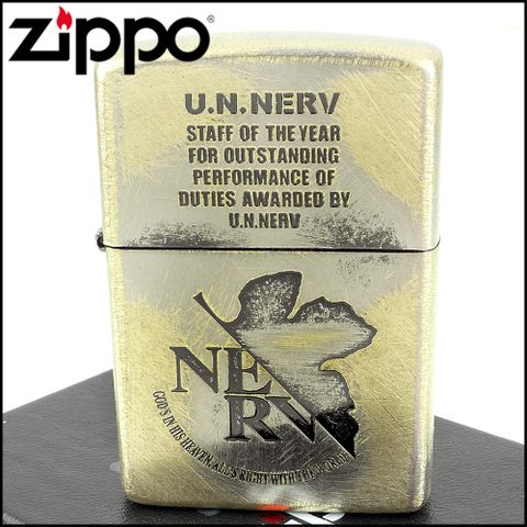 Zippo 日系~EVA新世紀福音戰士-U.N.NERV AWARD VER.使徒標誌蝕刻打火機