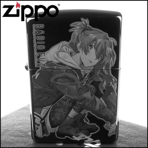 Zippo 日系~EVA新世紀福音戰士-RADIO EVA 10週年(第二彈)-明日香圖案雷射雕刻