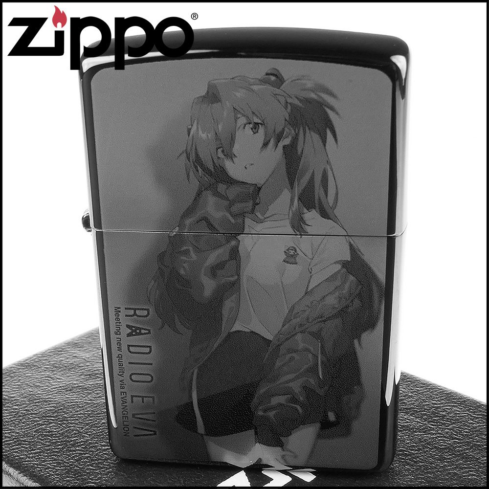 Zippo 日系~EVA新世紀福音戰士-RADIO EVA 10週年-明日香圖案雷射雕刻