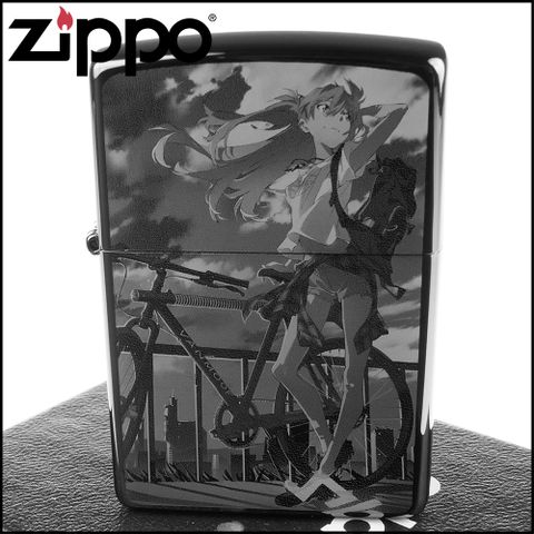 Zippo 日系~EVA新世紀福音戰士-RADIO EVA-明日香圖案雷射雕刻