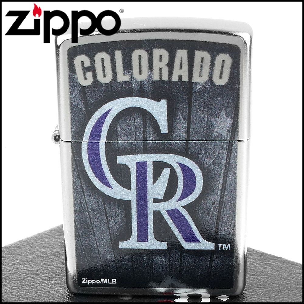 Zippo 美系~MLB美國職棒大聯盟-國聯-Colorado Rockies科羅拉多洛磯隊