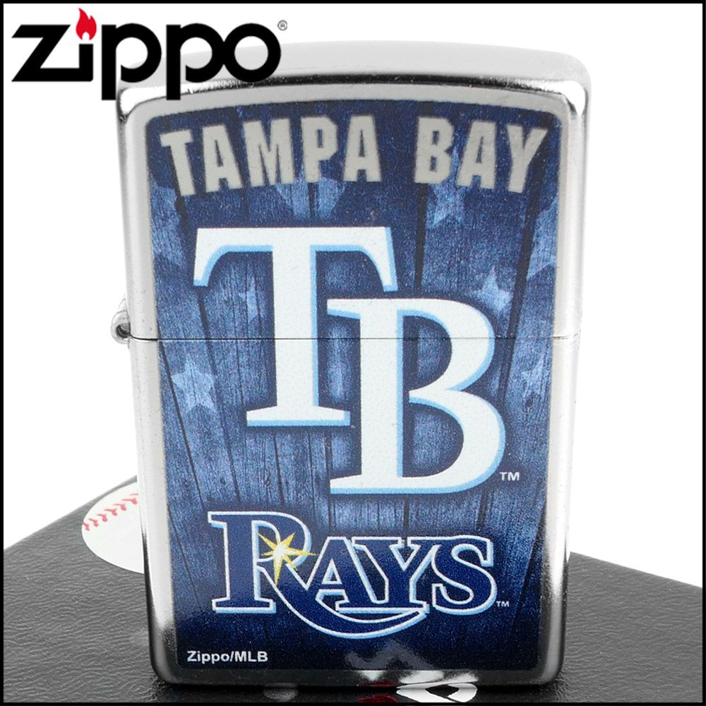 Zippo 美系~MLB美國職棒大聯盟-美聯-Tampa Bay Rays坦帕灣光芒隊