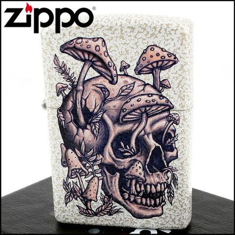 Zippo 美系~Skullshroom-骷髏蘑菇設計打火機