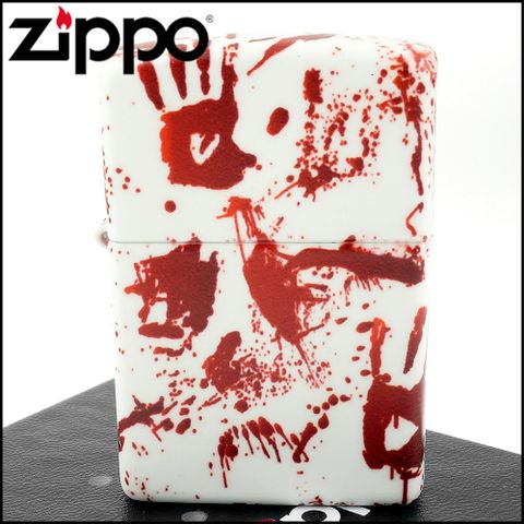 【ZIPPO】美系~Bloody Hand-血手印圖案-540色彩印工法打火機