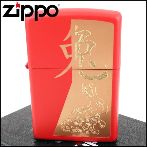 【ZIPPO】美系~Year of the Rabbit-兔年紀念款式打火機