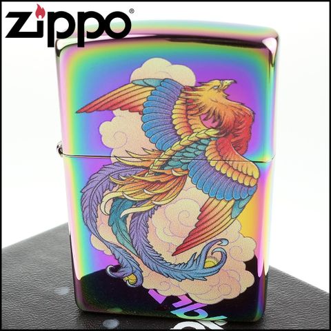 Zippo 美系~Phoenix Design-鳳凰圖案打火機