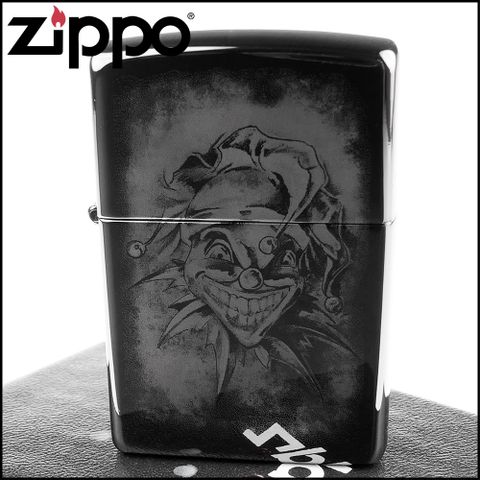 Zippo 美系~Clown Design-邪惡小丑圖案打火機