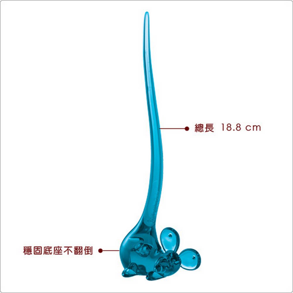 KOZIOL 淘氣鼠珠寶架(透藍) | 耳環戒指架 首飾收納架