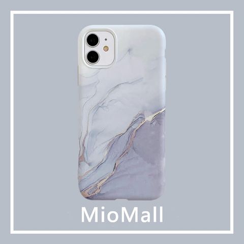 MioMall 米歐廣場 歐風大理石風格-布魯塞爾紫霧灰iPhone 13/13 Pro/13 ProMax手機殼