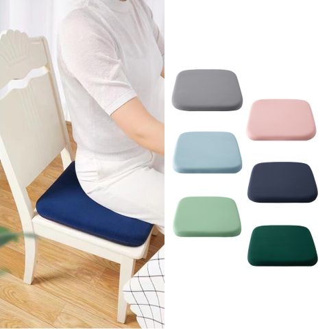 【FANCY LIFE】記憶棉坐墊 涼感坐墊 涼感椅墊 汽車坐墊 透氣坐墊 透氣椅墊 加厚坐墊 冰絲坐墊 辦公坐墊