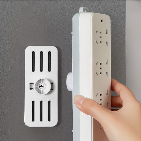 【FANCY LIFE】電源線固定器-升級款 排插固定器 延長線固定器 插座固定器 延長線排插固定器 分享器固定