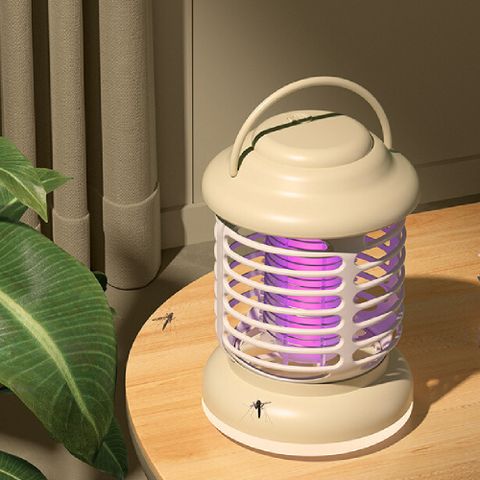【FANCY LIFE】電擊式滅蚊燈-充電款 捕蚊器 捕蚊燈 電蚊燈 滅蚊燈 小夜燈 驅蚊器 補蚊燈 戶外防蚊燈