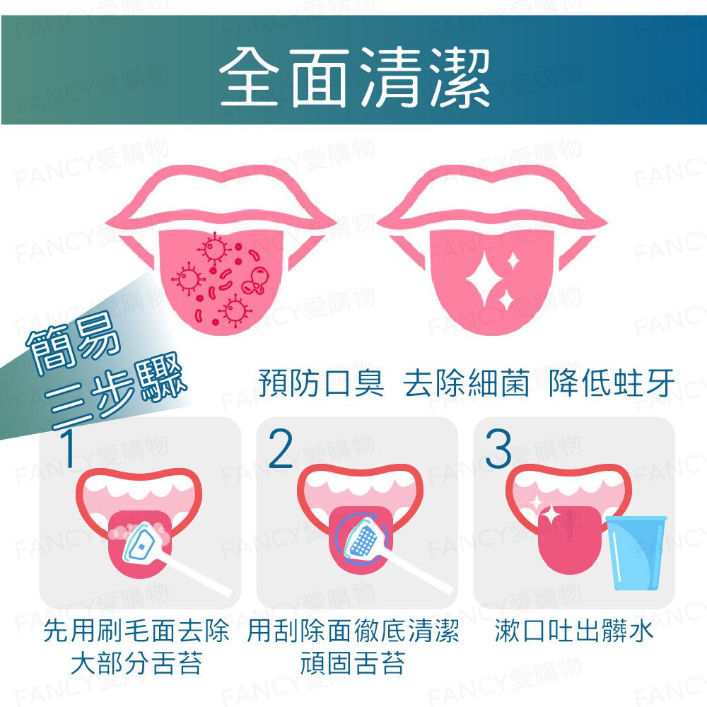 FANCY LIFE 舌苔清潔刷