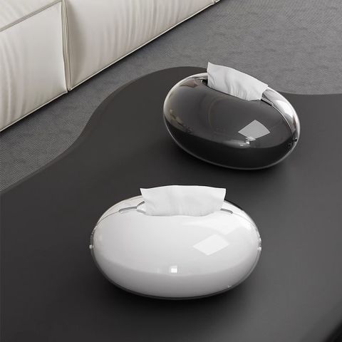 【FANCY LIFE】水滴雙層紙巾盒(衛生紙盒 面紙盒 衛生紙套 衛生紙收納盒 紙巾盒 衛生紙收納 蛋殼紙巾盒)