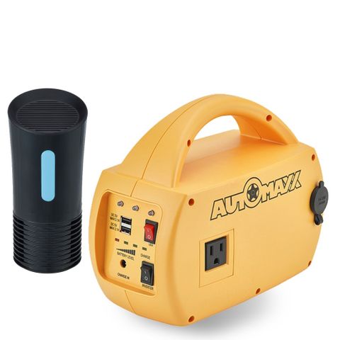 旗艦專業款DC/AC手提式行動電源210wh+空氣清淨除塵蹣機