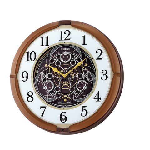 【SEIKO 精工】追星之旅Hi-Fi音樂掛鐘(18首音樂)(QXM380B)