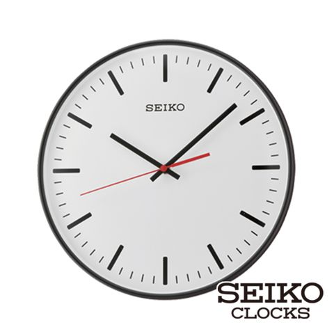 【SEIKO 精工】極簡立體靜音時鐘/掛鐘(QXA701K)(SK048)
