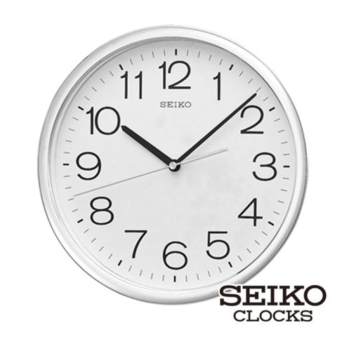 【SEIKO 精工】31cm標準掛鐘/時鐘(QXA014S)(SK048)