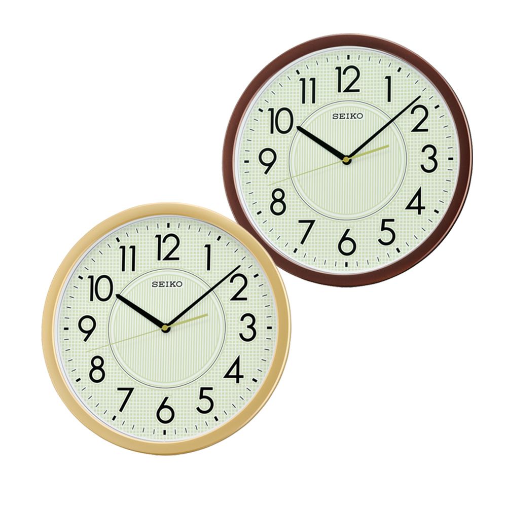 SEIKO 精工36cm靜音夜光掛鐘時鐘(QXA629G/QXA629B) - PChome 24h購物