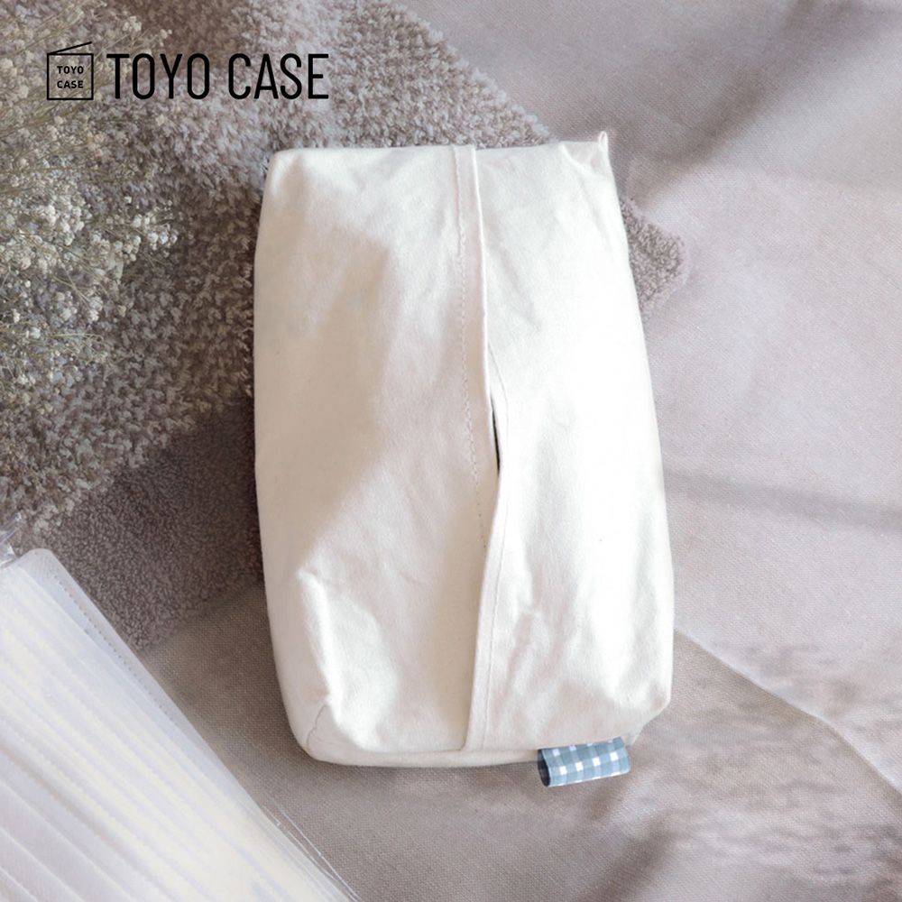 TOYO CASE 【日本】棉麻布壁掛磁吸式口罩收納袋-3色可選