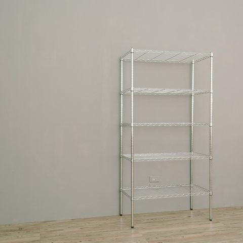 【youneed 優尼德】加強防鏽三色90X45X180 五層鐵力士架(鍍鉻架/電器架/收納架)