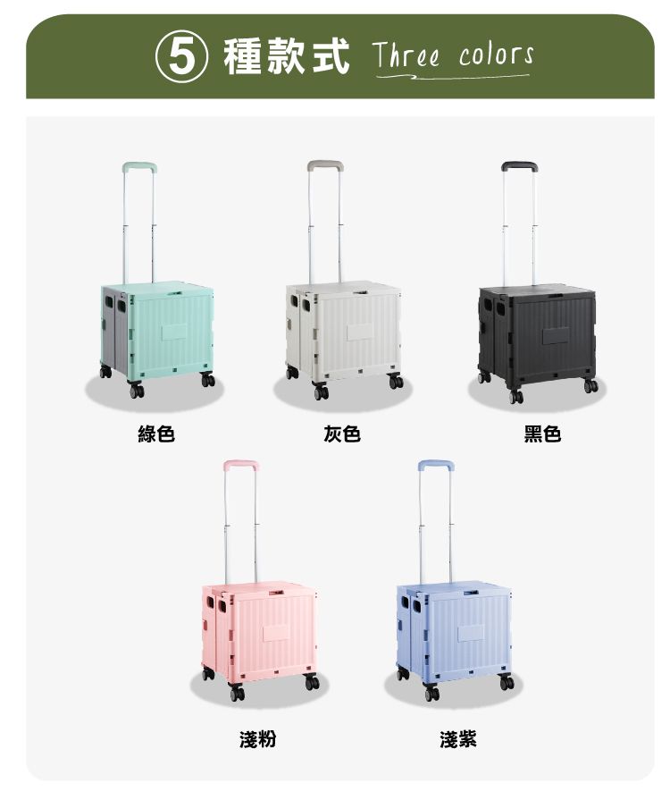 5種款式 Three colors綠色灰色黑色淺粉淺紫