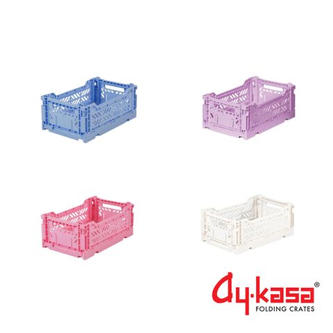 Ay-kasa S土耳其籃4件組-夢幻獨角獸(寧靜藍、薰衣草紫、芭比粉、椰奶)