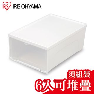 【IRIS OHYAMA】日本6入透明收納鞋盒 NSB340