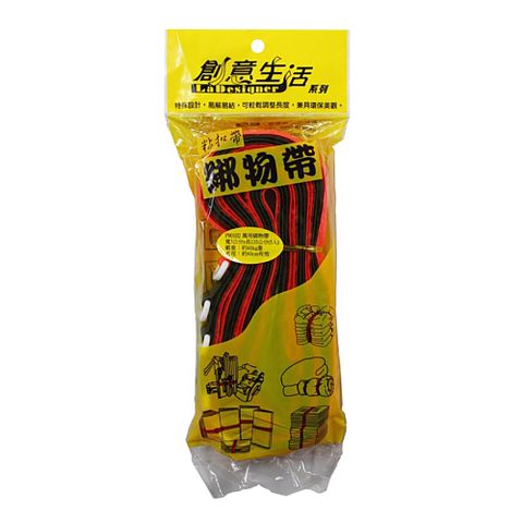 創意生活 (2袋優惠組) 萬用綁物帶 3*135cm (5入) 台灣製P90102顏色隨機