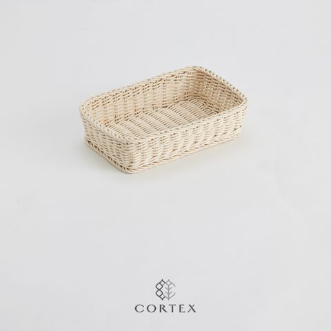 CORTEX 麵包籃 長方型W31 米白色