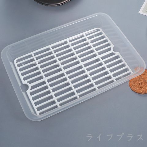 日本製多功能瀝水收納盤-3入組